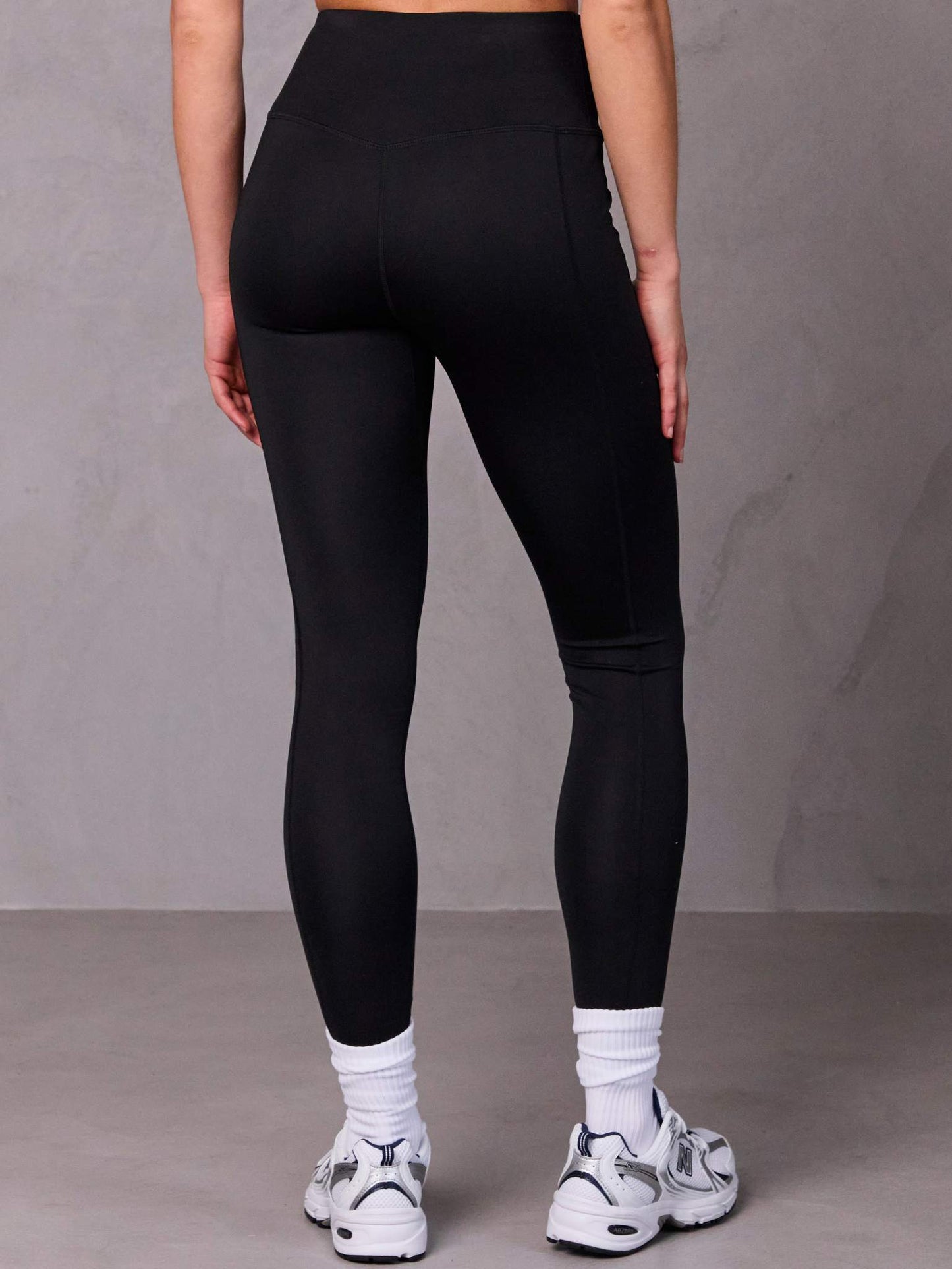 Core Fit Training Leggings with Pocket - Midnight Black
