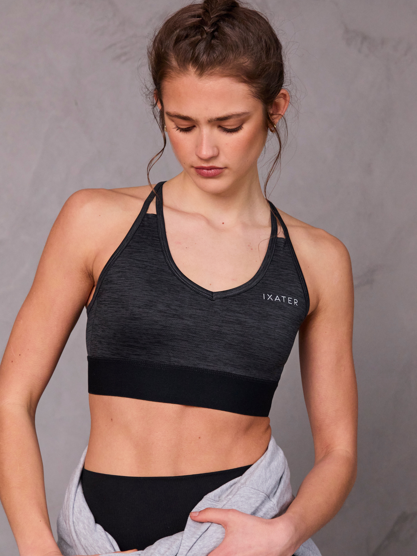 Motion Sports Bra - Charcoal