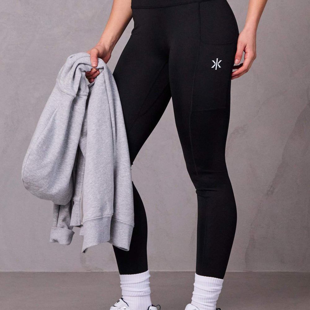 Core Fit Training Leggings with Pocket - Midnight Black