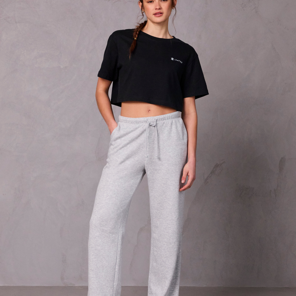 Crop Box T-Shirt - Black