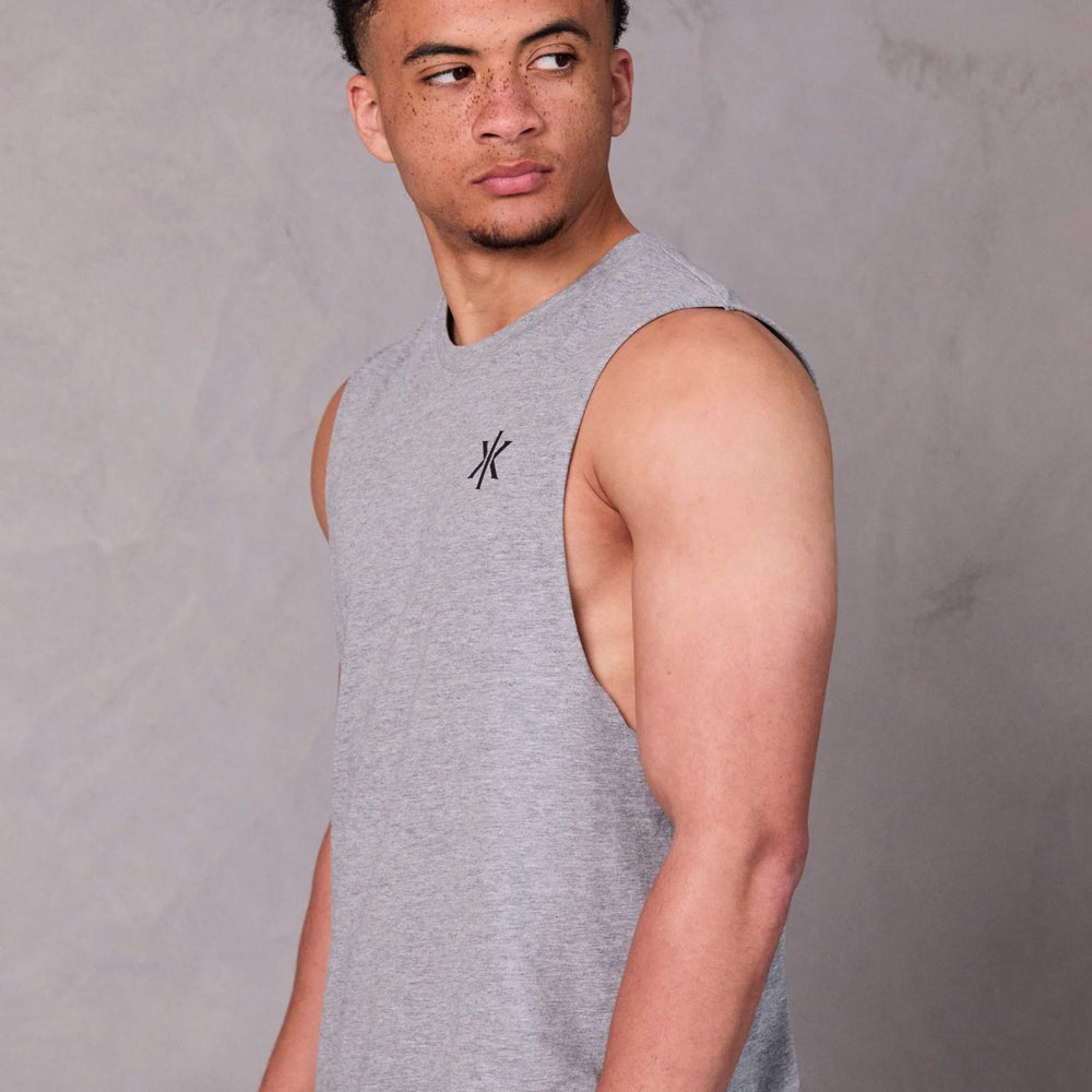 Drop Arm Tank - Grey