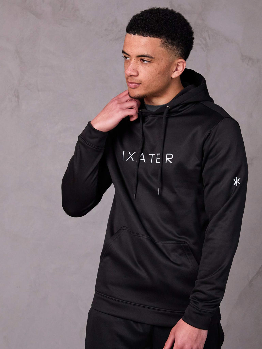 Essential Lift Hoodie - Black/White