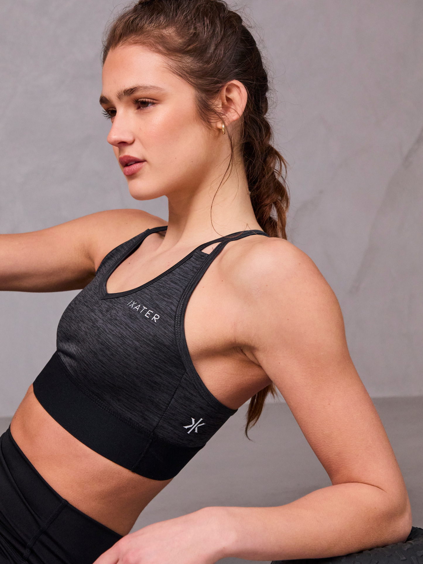 Motion Sports Bra - Charcoal