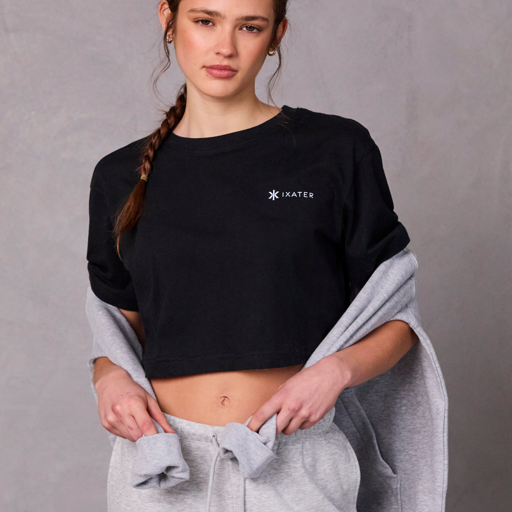 
                      
                        Crop Box T-Shirt - Black
                      
                    