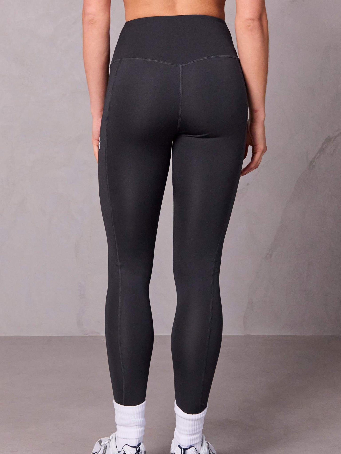 Core Fit Training Leggings with Pocket - Charcoal